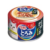 INABA CIAO Toromi Куриное филе и тунец Кацуо с гребешком консервы для кошек 80г фото, цены, купить