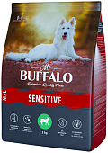 Mr.Buffalo SENSITIVE с ягненком для собак ср.и крупных пород с чувствительным пищеварением 2 кг фото, цены, купить