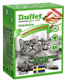 BUFFET консервы для кошек 190г домашняя птица в желе фото, цены, купить