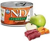 Farmina N&D MINI PUMPKIN Venison консервы тыква, оленина для собак мини пород 140г фото, цены, купить
