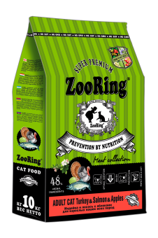ZooRing Turkey&Salmon&Apples, Индейка, лосось с яблоками 10кг фото, цены, купить