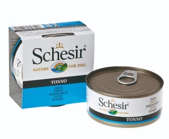 SCHESIR консервы 150г кусочки тунца для собак фото, цены, купить