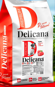 Delicana Говядина для щенков мелких пород  8кг  фото, цены, купить