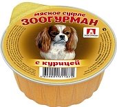 Зоогурман Мясное Суфле 100г с курицей для собак