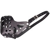 Намордник "Ротор/Стаф" кожа, сплошной 37см фото, цены, купить