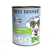Best Dinner Exclusive Vet Profi консервы с индейкой и уткой при аллергии у собак 340г фото, цены, купить