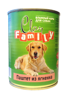 Clan FAMILY Dog консервы 750г паштет из ягненка для собак фото, цены, купить