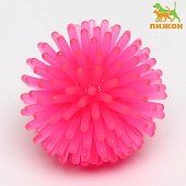 Шарик для кошек игольчатый, мягкий, 3,5 см, розовый фото, цены, купить