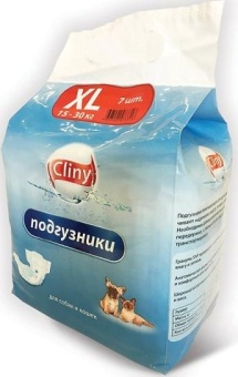 Подгузники Cliny 25-40 кг размер XXL (6шт) фото, цены, купить