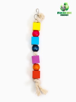Игрушка для птиц  "Кубики" 25*3см