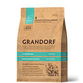 GRANDORF PROBIOTIC MEDIUM&MAXI 4вида мяса с пробиотиками для собак средних и крупных пород 3кг фото, цены, купить