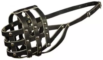 Намордник №3 кожа 35см фото, цены, купить