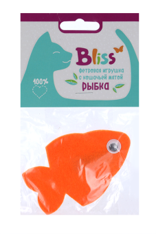 Игрушка Bliss с кошачьей мятой Рыбка  фото, цены, купить