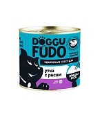 Doggufūdo консервы для собак утка с рисом паштет 240г фото, цены, купить