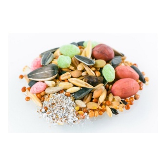 ВЕСЕЛЫЙ ПОПУГАЙ - корм для средних попугаев с минералами (+подарок) 450 г фото, цены, купить