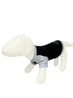 Толстовка OSSO для собак Велюр черный фото, цены, купить