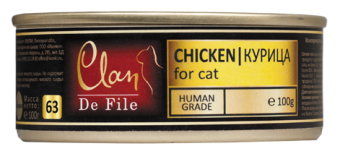 Clan De File консервы 100г кусочки курицы для кошек  фото, цены, купить