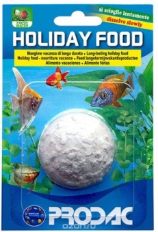 PRODAC  HOLIDAY FOOD корм блоком для рыб 1шт 20г фото, цены, купить