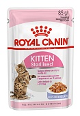Royal Canin Kitten Sterilised пауч 85г желе  для стерилизованных котят фото, цены, купить