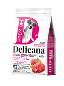 Delicana Говядина с овощами для собак мелких пород 400г фото, цены, купить