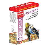 Корм Dr.ALEX для волнистых  попугаев "Минерал" 500г ъ фото, цены, купить