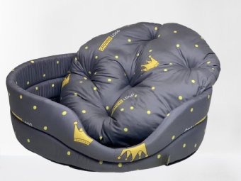 Лежанка с бортом Овальная ЭКОНОМ №5 разм. 74*64*22 фото, цены, купить