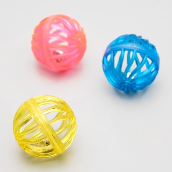 Шарик для кошек "Завитушки" 4см микс цветов фото, цены, купить