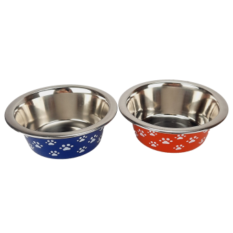 Миска DOGMAN металл №0  0,18л цветная фото, цены, купить