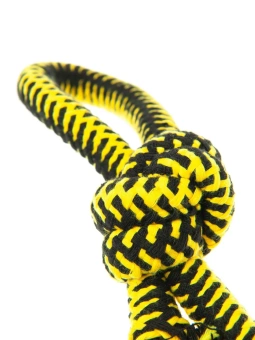 M-Pets игрушка для собак из каната TWIST Prickly 42см желтая фото, цены, купить