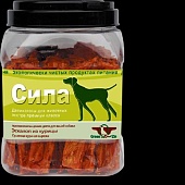 Лакомства Green Qzin СИЛА Сушеная куриная вырезка 750г (банка) фото, цены, купить