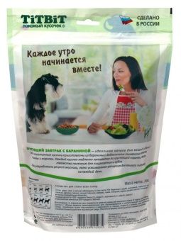 TiTBiT Хрустящий завтрак с бараниной д/всех пород фото TiTBiT Хрустящий завтрак с бараниной д/всех пород фото, цены, купить