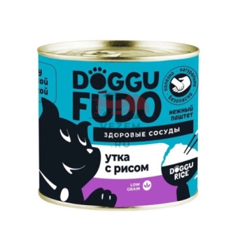 Doggufūdo консервы для собак с уткой и рисом 400г фото, цены, купить