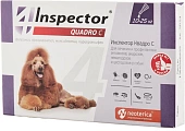 Inspector QUADRO (Инспектор Квадро) 1пип*2,5мл 10-25кг для собак на холку фото, цены, купить