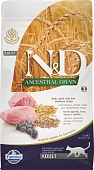 Farmina N&D LowGrain ADULT Lamb&Blueberry для кошек ягненок. черника 5кг фото, цены, купить