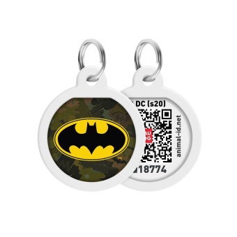 Адресник Collar WAUDOG "Бэтмен зеленый" 25 мм  фото, цены, купить