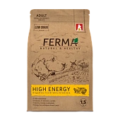 FERMA High Energy сухой корм для собак малых и средних пород индейка, телятина, ягненок 1.5кг фото, цены, купить