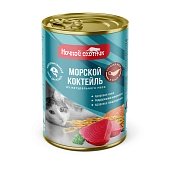 Ночной Охотник консервы 415г морской коктейль в соусе для кошек фото, цены, купить