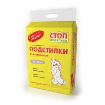 Пеленки 60*60см СТОП-ПРОБЛЕМА гелевые 6шт фото, цены, купить
