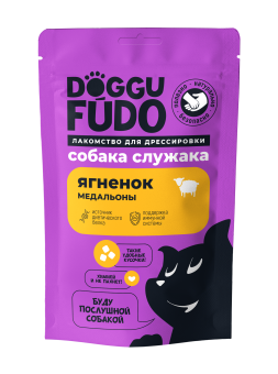 Лакомство Doggufūdo Медальоны из Ягнёнка  80г фото, цены, купить