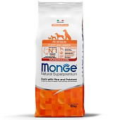 Monge Speciality Line Monoprotein сухой для щенков всех пород Утка/Рис 12кг фото, цены, купить