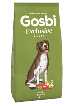 GOSBI  EXCLUSIVE MEDIUM LAMB для средних пород собак с ягненком фото, цены, купить