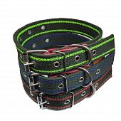 Ошейник 20 двойной брезент с цветной нитью Арт.ОБ20131 фото, цены, купить
