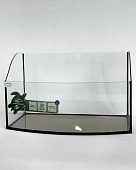 Террариум - черепашник Cariby-60, переднее стекло овальной формы фото, цены, купить