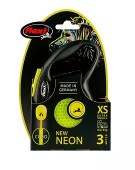 Рулетка Flexi Neon 0(XS) 3м Трос до 8кг фото, цены, купить