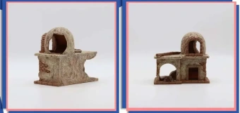 Грот "Разрушенная печь" 12*8*11см  (RP222) фото, цены, купить