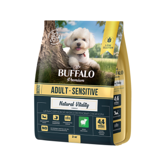 Mr.Buffalo ADULT MINI с ягненком для собак мелких пород  2 кг фото, цены, купить
