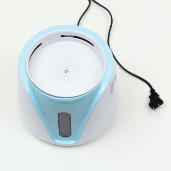 Фонтанчик для животных Carno, 2 л, с LED-стерилизатором,  бело-голубой фото, цены, купить
