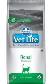 Farmina VetLife Renal при почечных заболеваниях для кошек фото, цены, купить