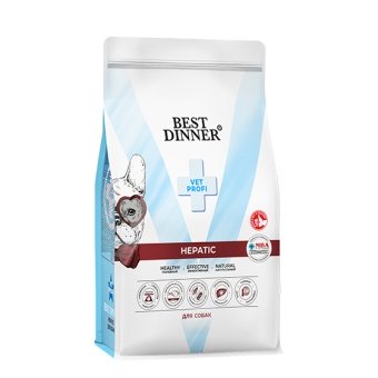 Best Dinner Vet Profi Hepatic при заболеваниях печени для собак всех пород 12кг фото, цены, купить