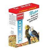 Корм Dr.ALEX для волнистых попугаев "Перо" 500г ъ фото, цены, купить